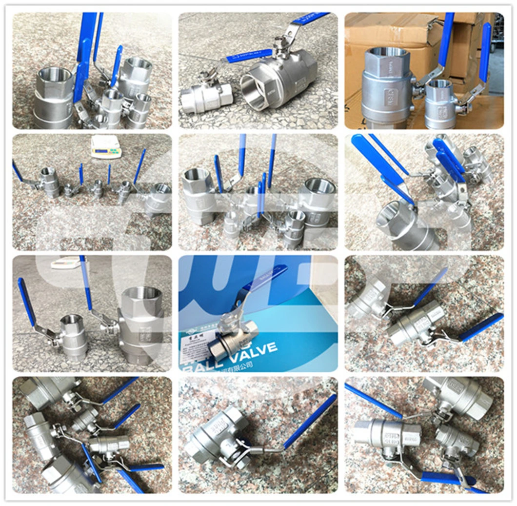 DIN3202-M3 Economical Light Type Female Thread Pn63 Bsp Threaded/Flanged Ss Stainless Steel 1PC 2PC 3PC Ball Valve Pn63 with ISO Locking Device