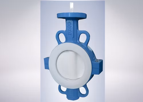 ANSI API CF8 Di Ci EPDM PTFE Strong Acid Ductile Iron Lever Opreated Wafer Lug Butterfly Valve China Suppliers